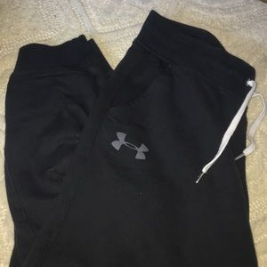 Under Armour black joggers